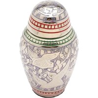 Urnen Kremation Urne Tier Esche Going Home Brass von TallinnHandmadeStore