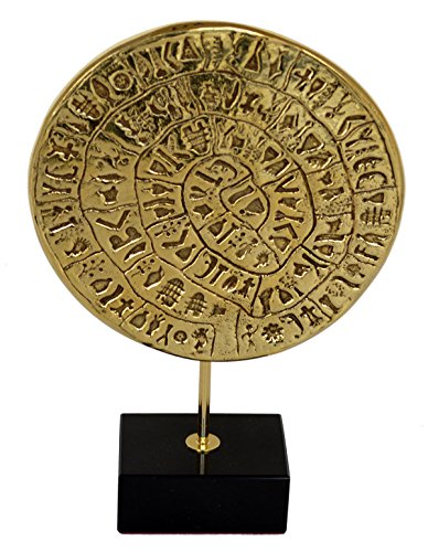 Harilla Bronze Phaistos Disc Reproduktion - Palast von Knossos - Minoanische Zivilisation - Gold Harilla Bronze Phaistos Disc Reproduktion - Palast von Knossos - Minoanische Zivilisation - Gold von Talos Artifacts