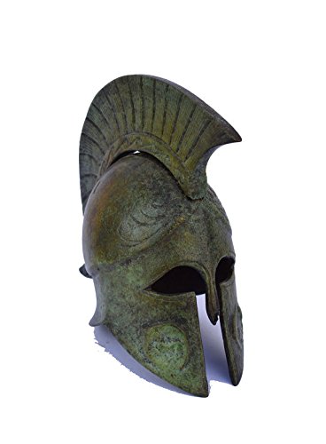 Helm Bronze Antike Griechische Reproduktion Miniatur Artefakt mit Athena Pegasus Schnitzereien Helm Bronze Antike Griechische Reproduktion Miniatur Artefakt mit Athena Pegasus Schnitzereien von Talos Artifacts