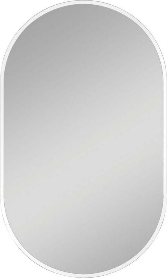 Talos Dekospiegel Design Spiegel oval weiß, 45x75 cm (1-St) von Talos