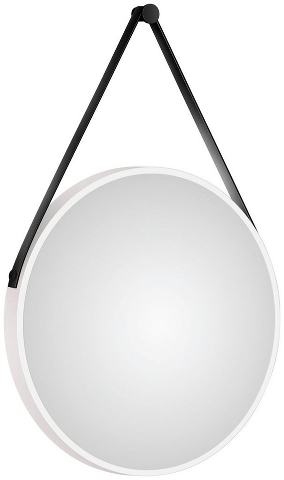 Talos LED-Lichtspiegel, rund, mit indirekter LED Beleuchtung, matt Ø 50 cm von Talos