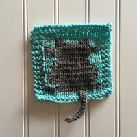 Benutzerdefinierte Kaffee, Tee Oder Kitty Stricken Trinken Untersetzer - Weich Und Ruhig Katze-Liebhaber-Spaß Wählen Sie Ihre Farben von TalulaCrafts