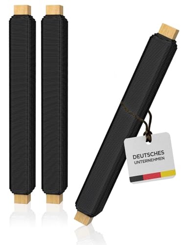 Talvani® Premium Basteldraht 3X | schwarz | ø 0,80 mm, 30 m | – Flexibler Blumendraht zum Basteln – Draht, DE Versand – Verbesserter Bindedraht für Pflanzen von Talvani