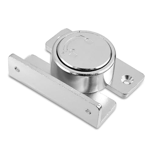 TamBee 90° Drehtürschloss Multifunktionales Ecke Türschloss Sicherheits Türschloss mit Schnappverschluss,Einfacher Schalter Multifunktion,Wird mit Schrauben und Kleber geliefert-Silber TamBee 90° Drehtürschloss Multifunktionales Ecke Türschloss Sicherheits Türschloss mit Schnappverschluss,Einfacher Schalter Multifunktion,Wird mit Schrauben und Kleber geliefert-Silber von TamBee