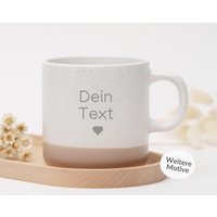 Personalisierte Tasse Mit Deinem Text | Wunschtext Keramiktasse Motiv, Steinzeug Gravur Kaffee Tee von TamiArtDeko