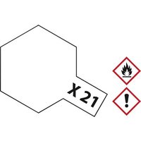 Tamiya Acrylfarbe Mattier-Medium X-21 Glasbehälter 23ml von Tamiya