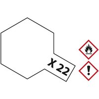 Tamiya Acrylfarbe Klar (glänzend) X-22 Glasbehälter 23ml von Tamiya