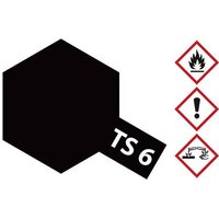 Tamiya Acrylfarbe Matt Schwarz TS-6 Spraydose 100ml von Tamiya