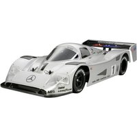 Tamiya Mercedes-Benz C11 1990 Silber 1:10 RC Modellauto Elektro Rennwagen Heckantrieb (2WD) Bausatz von Tamiya