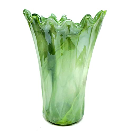 Grün Murano Glas Vase Milord Made in Italy von Tammaro Home