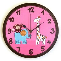 Runde Handbemalte Wanduhr von TammnoonyKids