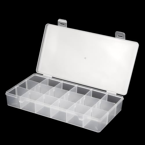 Bastelkoffer Sortierbox Setzkasten NäHkasten Sortierboxen FüR Kleinteile Organizer Box Bastelbox Medikamenten Organizer Setzkasten FüR Mineralien Aufbewahrungsbox Box Mit Deckel 18 Große Fächer von Tamnioa