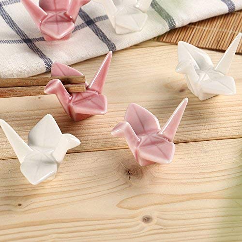 Essstäbchenständer im japanischen Stil, Origami-Kranich-Design, 5 Stück von TanQiang