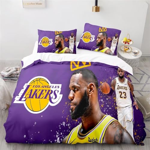 Tanacc 3D Drucken Bettwäsche Set 135x200,Microfaser Einzelbett 1 Bettbezug Mit Reißverschluss + 1 Kissenbezüge 80x80 von Tanacc