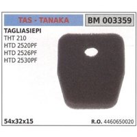 TAS-Luftfilter für Heckenschere tht 210 htd 2520PF 2526PF 2530PF 003359 von Tanaka