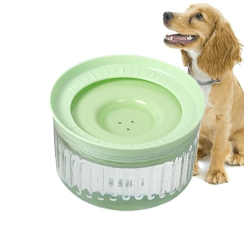 Tanakeji Hundetränkeschüssel Für Schlabbernde Trinker | 1800ml Trinkbrunnen Mit Schwimmendem Napf - Antitropf Mund Wasserspender Schwimmender Haustiernapf,Für Mehrhundehaltung Hunde Reise Auto Tanakeji Hundetränkeschüssel Für Schlabbernde Trinker | 1800ml Trinkbrunnen Mit Schwimmendem Napf - Antitropf Mund Wasserspender Schwimmender Haustiernapf,Für Mehrhundehaltung Hunde Reise Auto von Tanakeji