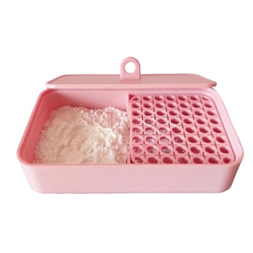 Tanakeji Maisstärke Pulver Behälter | Ton Maisstärke Tablett | Klopfer Box für Skulpturen Ohrschmuck Herstellung | Für Skulptur Projekte Und Kreatives Gestalten von Tanakeji