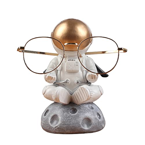 Tanant Lustiger Brillenhalter Display Ständer Sonnenbrillenregal Astronaut Figur Brillenhalter Brillenständer Ausstellungsständer Weltraum Raumdekoration für Zuhause Wohnzimmer Schreibtisch von Tanant