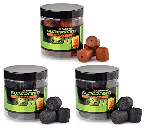 Tandem Baits Karpfen Futter Angelfutter Haken Pellets SuperFeed Hook Fatty Pellet 3-er Set 20 mm 150 g Flavour Mix Tandem Baits Karpfen Futter Angelfutter Haken Pellets SuperFeed Hook Fatty Pellet 3-er Set 20 mm 150 g Flavour Mix von Tandem Baits