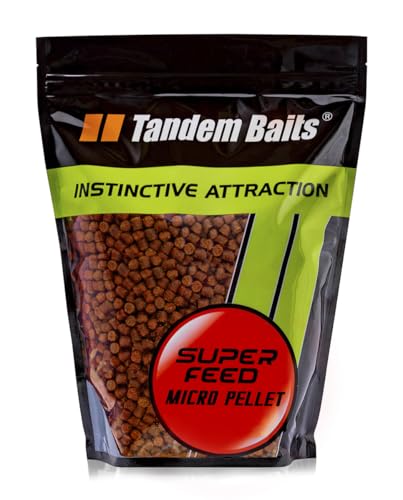 Tandem Baits Karpfen Futter Angelfutter Grundfutter Pellets Feeder SuperFeed Micro Pellet 6 mm 1 kg Squid & Krill von Tandem Baits