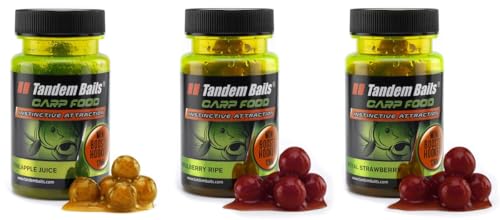 Tandem Baits Karpfen Futter Angelfutter Hakenköder Carp Food Mini Boosted Hookers 3-er Set 12 mm 50 g Flavour Mix Frucht Tandem Baits Karpfen Futter Angelfutter Hakenköder Carp Food Mini Boosted Hookers 3-er Set 12 mm 50 g Flavour Mix Frucht von Tandem Baits