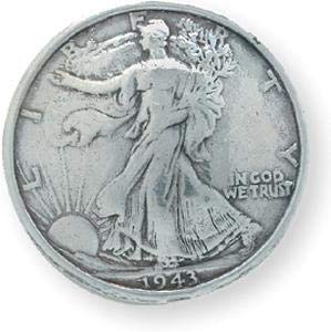 Concho Silver Screwback 1.1875"-Liberty Half Dollar von Tandy Leather