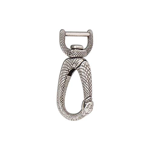 Infinity Karabiner Halter Snap Antik Silber Finish, Tandy Leather (16 mm) 1158-12 von Tandy Leather