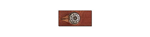Ohrringe, keltisches Design, 8 mm, mit Schraubverschluss, Lederwaren Accent Tandy 11310-51 Leder von Tandy Leather