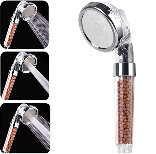 Tang Yuan Douchette à main, pomme de douche filtrante avec 3 modes de sortie d'eau, pomme de douche avec pression d'eau accrue, pomme de douche avec filtre ionique et filtre anti-calcaire Tang Yuan Douchette à main, pomme de douche filtrante avec 3 modes de sortie d'eau, pomme de douche avec pression d'eau accrue, pomme de douche avec filtre ionique et filtre anti-calcaire von Tang Yuan