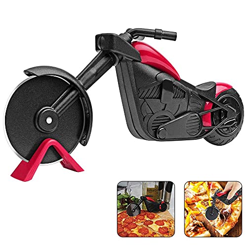 Tang Yuan Motorrad Pizza Cutter,Pizza Cutter,Edelstahl Pizza Roller,Kreative Werkzeuge,Exquisite Küche Geschenk von Tang Yuan