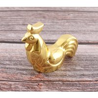 Personalisierte Tischdekoration Metallstäbchen Rest Huhn Stäbchen Halter, Tier Messerbänkchen, Messer Und Gabel Rest, Goldfarbe Rest von TangDynastyCrafts