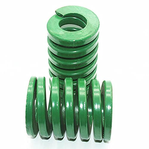 Elastizität Komprimiert Grüne beheizte Bettfedern, 18mm OD, 9mm Innendurchmesser, 25-100 mm lang, Druckfeder, grüne Form Die Federn, Dauerhaft Geladen (Color : 1pcs, Size : 25mm) von Tangerniu