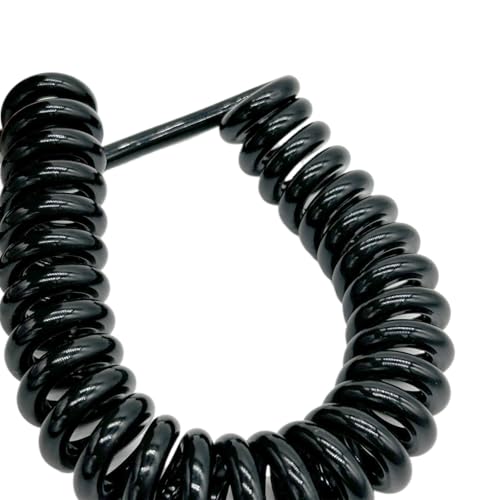 Gewundene Spirale 13AWG Spiral-Netzkabel 2 Adern 2,5 mm Quadrat Zugdraht Federkabel 2,5 mm2 Draht Spanndraht(1 Meter) von Tangerniu