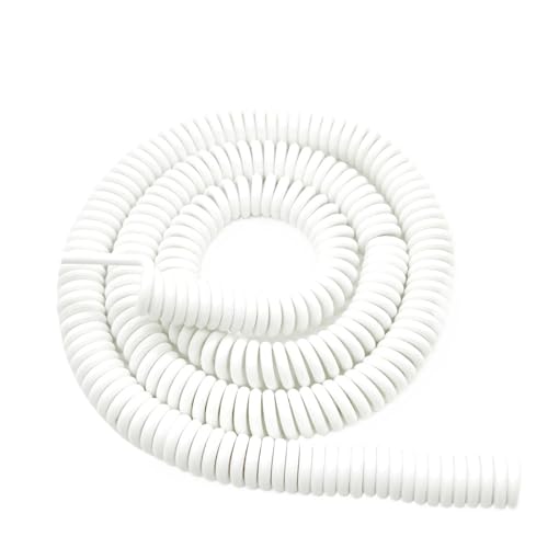 Gewundene Spirale 3 Adern weißes Netzkabel 22AWG 18AWG 15AWG 13AWG Federspiralkabel 5 Meter Leitungslänge erweiterbares Kabel Spanndraht(13AWG) von Tangerniu