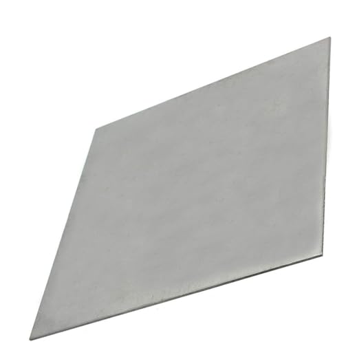 Tangerniu 1 Stück dickes Titan-Ti-Plattenblech 100 x 100 mm, 100 x 150 mm, 150 x 150 mm, 200 x 200 mm mit hoher Härte Metallverbrauchsmaterialien(0.8x100x150mm) von Tangerniu