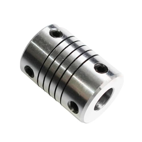 Tangerniu 1 stück D18L25 Aluminium Flexible Kupplungswelle Z-achse for Schrittmotor Koppler Wellenkupplung Wellengelenk(6.35x6.35mm) von Tangerniu