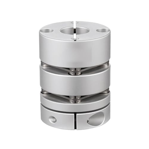Tangerniu 1 stück D29 L34.5 Aluminiumlegierung Doppelmembranklemme Serie Flexible Wellenkupplung Wellengelenk(10x14mm) von Tangerniu