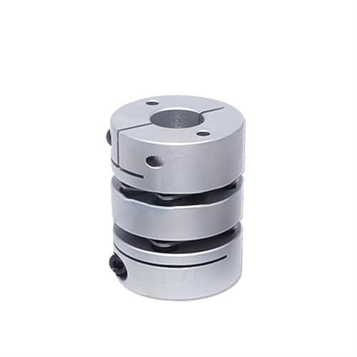 Tangerniu 1 stück D39 L49 Flexible Membrankupplung 39mm Durchmesser 49mm Länge Flexible Pflaumenwellenkupplung CNC Schrittmotorkoppler Wellengelenk(16mm to 16mm) von Tangerniu