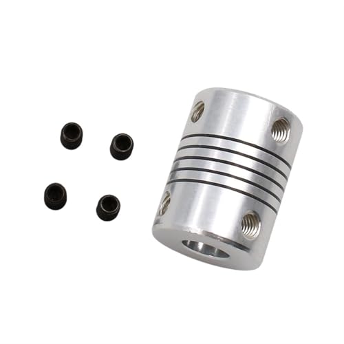 Tangerniu 1 stücke D19 L25 Flexible Kupplung CNC Motor Jaw Wellenkupplungen 19mm Durchmesser 25mm Länge Motorwellenanschlusskupplung Wellengelenk(10mm X 6.35mm) von Tangerniu