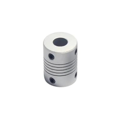 Tangerniu 1 stücke D19L25 Aluminium Legierung Elastische Kupplung Wicklung Schraube Motor Encoder 19mm Durchmesser 25mm Länge Flexible Welle Koppler Wellengelenk(4mm to 7mm) von Tangerniu