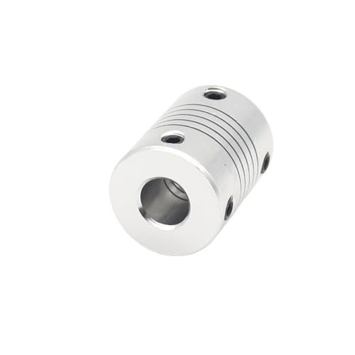 Tangerniu 1 stücke D19L25 Aluminium Wicklung Flexibilität Kupplung Bohrung 5mm 6,35mm 8mm 10mm CNC Schrittmotor Welle Koppler encoder Wellengelenk(5mm X 10mm) von Tangerniu