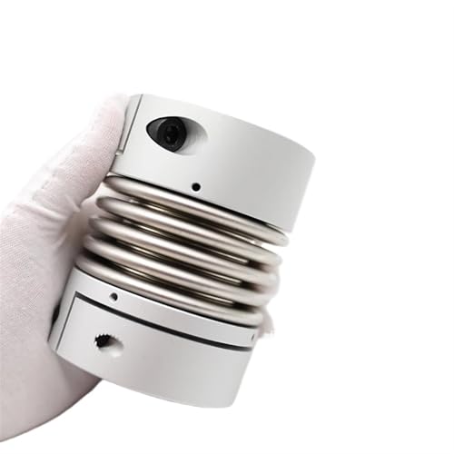 Tangerniu 1 stücke D40 L62 Aluminium Legierung Metall Balg Kupplung Edelstahl Elastische Encoder Motor Schraube Hohe Drehmoment Kupplung Wellengelenk(8X10mm) von Tangerniu