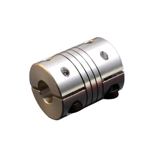 Tangerniu 2 Stück T8-Gewindespindelkupplung 5 mm bis 8 mm CNC-Aluminiumlegierung Z-Achse Flexible Schrittmotor-Wellenkupplung 3D-Druckerzubehör Wellengelenk Tangerniu 2 Stück T8-Gewindespindelkupplung 5 mm bis 8 mm CNC-Aluminiumlegierung Z-Achse Flexible Schrittmotor-Wellenkupplung 3D-Druckerzubehör Wellengelenk von Tangerniu