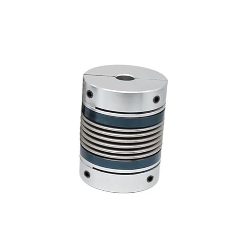 Tangerniu D25L38 Wellenkupplung aus Aluminiumlegierung, Balgkupplung for Drehmaschinenanschluss Wellengelenk(10mm to 10mm) von Tangerniu