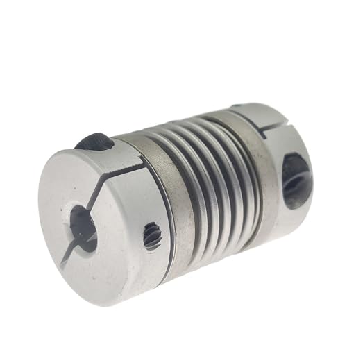 Tangerniu D32 L43 Schrittmotorkupplung Wellenkupplung aus Aluminiumlegierung Wellkupplung Wellengelenk(12x12mm) von Tangerniu