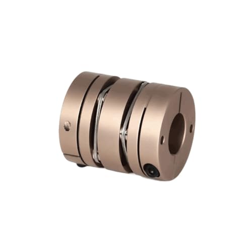 Tangerniu D34L45 Aluminium-Doppelscheibenkupplung, hochpräzise, ​​flexible Wellenkupplung Wellengelenk(5mm to 7mm) von Tangerniu