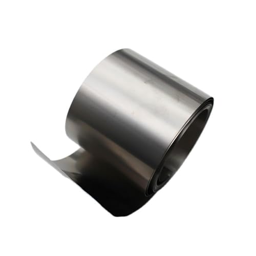 Tangerniu Titanplatten-Blechfolien-Metallbearbeitungszubehör TA1 0,1 mm x 100 mm x 1 Meter Metallverbrauchsmaterialien von Tangerniu