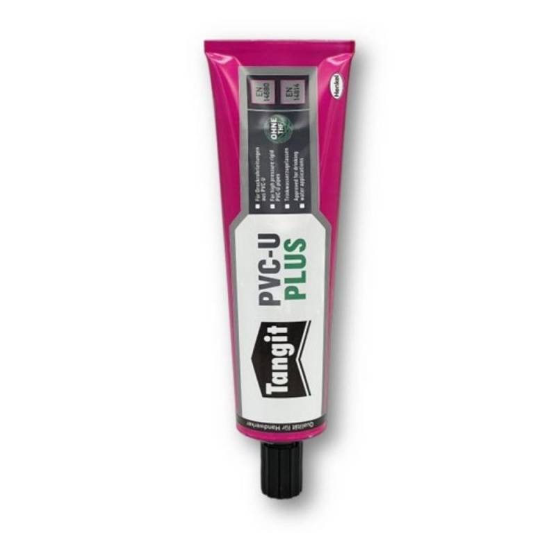 Tangit Klebstoff Tangit PVC-U Plus Kleber für Druck- und drucklose Rohrleitungen 125g, (1-tlg) von Tangit