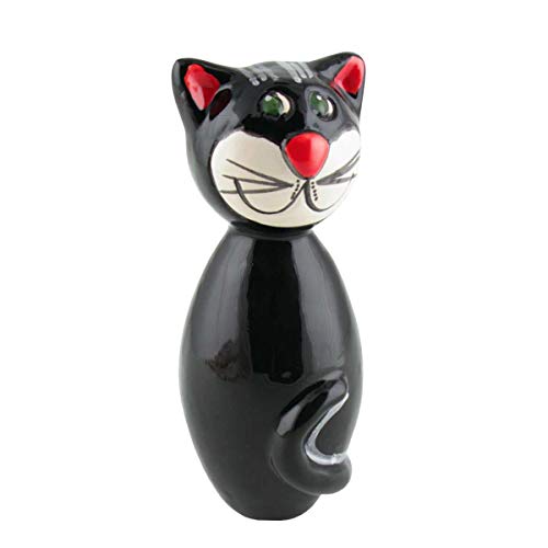Tangoo Keramik Katze Mini schwarz glänzend von Tangoo