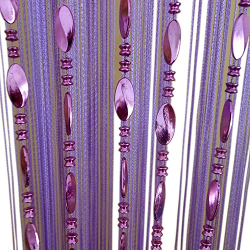Tangpan Perlen-Türvorhang Quaste Teiler Farbe Lila von Tangpan